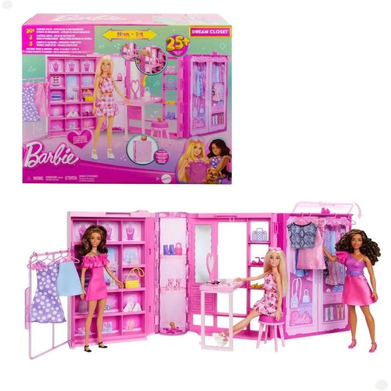 Barbie Fashion Closet Dos Sonhos C/Acessórios HXD58 - Mattel